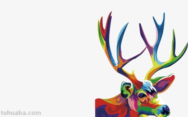 用色彩鹿图片及色彩鹿图案设计打造独特风格的设计元素