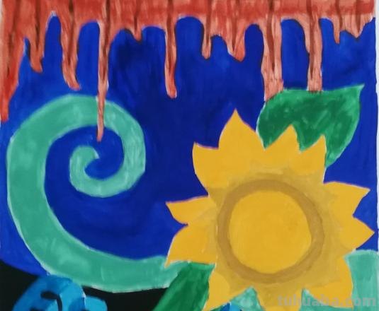 变换的色彩及变幻的色彩美术作业图片 