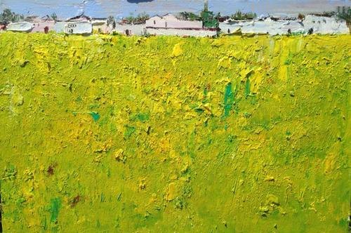 村庄风景色彩的美丽与魅力