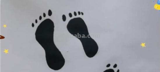 足怎么画简笔画 脚印简笔画怎么画？