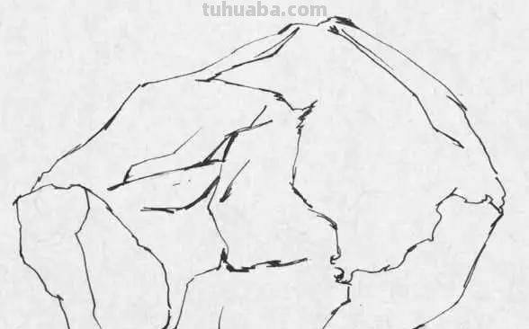 国画彩铅石头怎么画 石头绘画技巧？