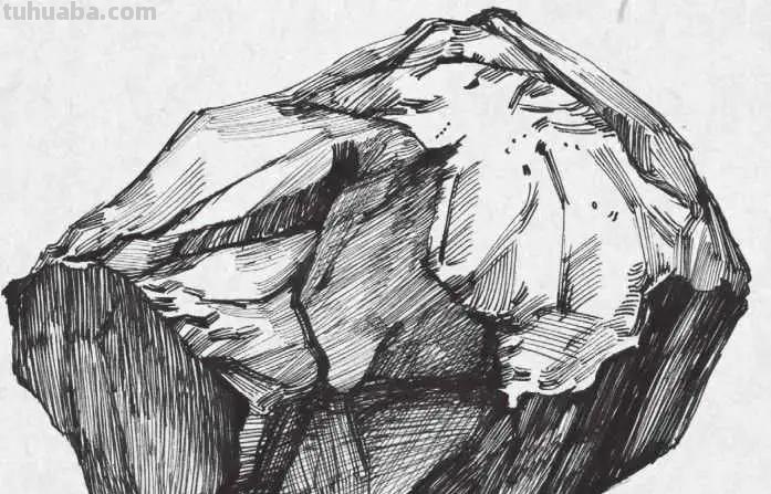 国画彩铅石头怎么画 石头绘画技巧？