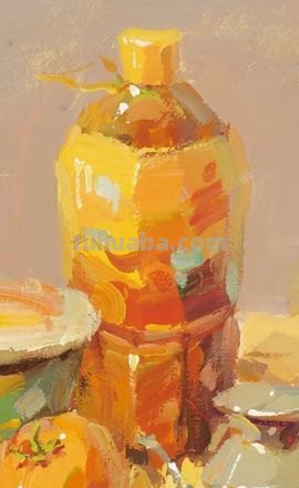 如何用色彩画出美丽的果汁瓶？ 