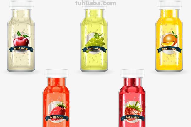 如何用色彩画出美丽的果汁瓶？ 