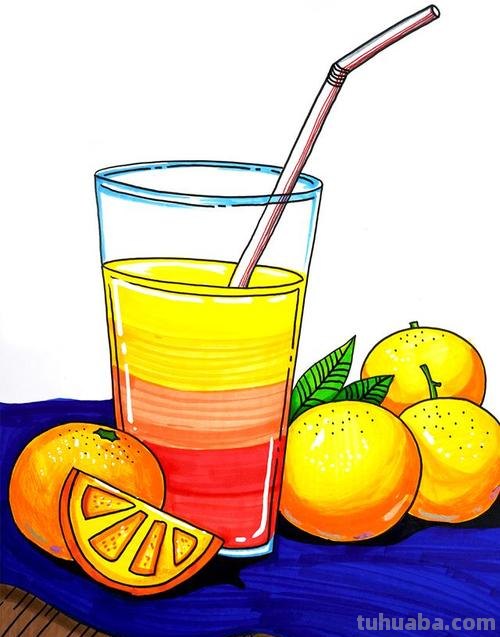 果汁色彩及果汁色彩画法 