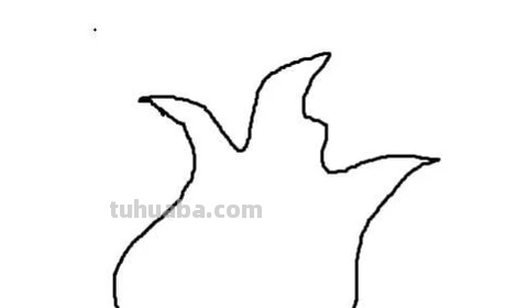 简笔画:火苗怎么画 简笔画:火苗怎么画