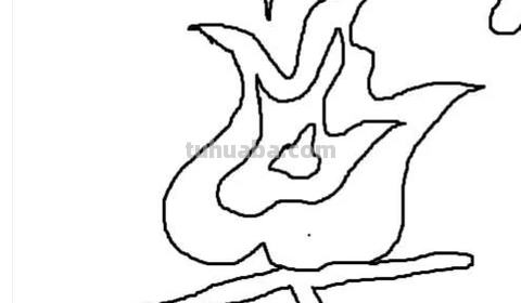 简笔画:火苗怎么画 简笔画:火苗怎么画