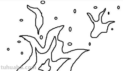 简笔画:火苗怎么画 简笔画:火苗怎么画