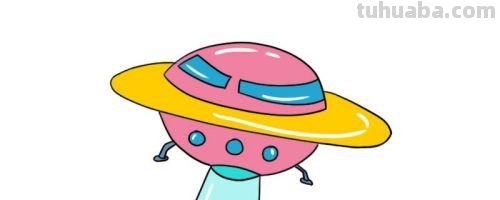 飞碟怎么画