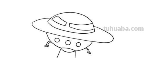 飞碟怎么画