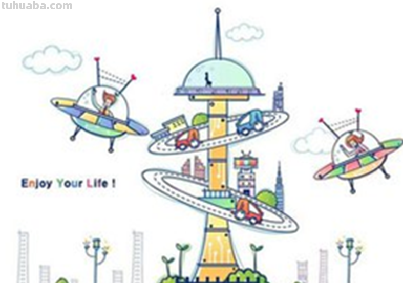 飞碟的图片简笔画怎么写