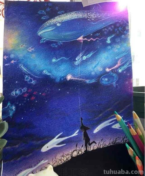 怎么用彩铅画夜空 能用马克笔和彩铅绘画星空吗?怎么绘制？