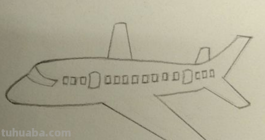 飞机的简笔画怎么画?