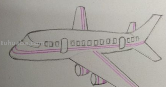 飞机的简笔画怎么画?