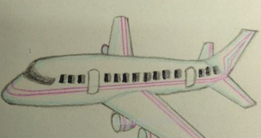飞机的简笔画怎么画?