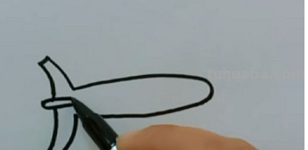 飞机的简笔画怎么画?