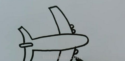 飞机的简笔画怎么画?