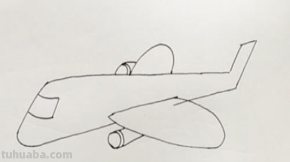 儿童简笔画飞机怎么画