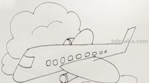 儿童简笔画飞机怎么画