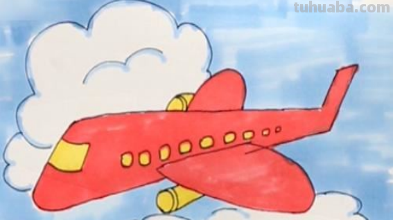儿童简笔画飞机怎么画
