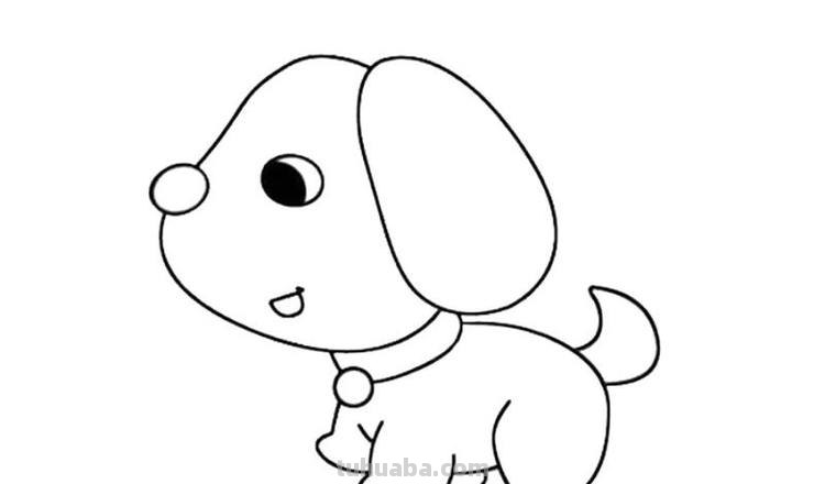 儿童简笔画精选「动物」-小狗狗（Puppy）的绘画步骤