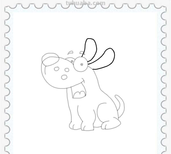儿童简笔画精选「动物」-小狗狗（Puppy）的绘画步骤