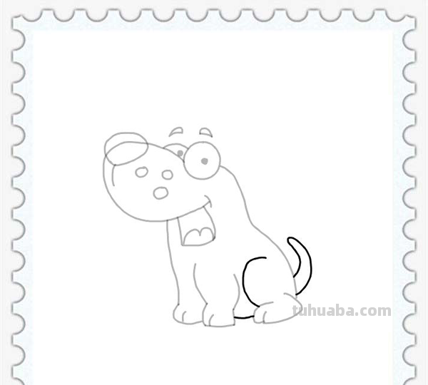 儿童简笔画精选「动物」-小狗狗（Puppy）的绘画步骤