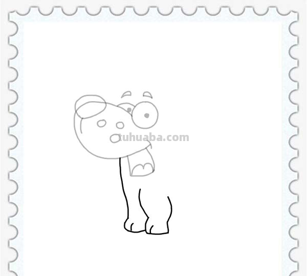 儿童简笔画精选「动物」-小狗狗（Puppy）的绘画步骤