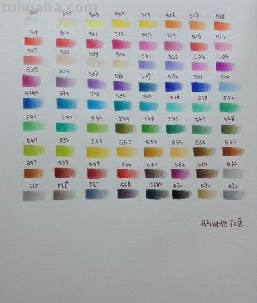 怎么画彩铅色卡 墙面用彩铅怎么涂色？