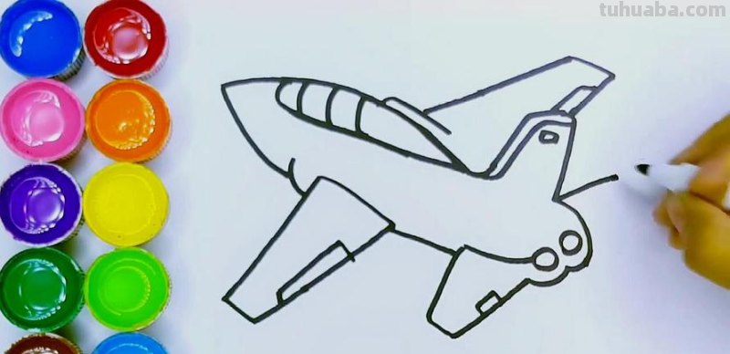 怎样画好看的飞机 怎样画好看的飞机图片
