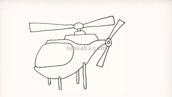 直升飞机怎么画的帅气