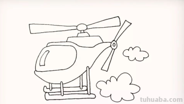 直升飞机怎么画的帅气