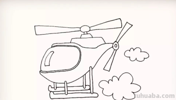 直升飞机怎么画的帅气