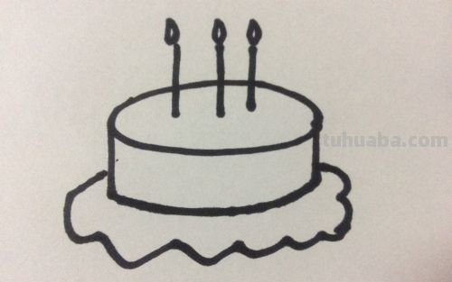 蛋糕简笔画简单又漂亮 蛋糕简笔画简单又漂亮
