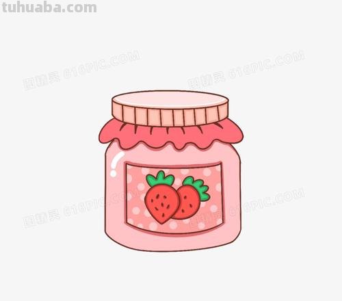 草莓酱简笔画 草莓酱简笔画图片