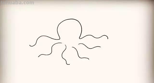 简笔画｜儿童简笔画，章鱼的多种画法详细教程，建议为宝宝收藏！