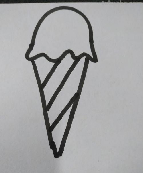 冰淇淋简笔画 冰淇淋简笔画