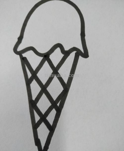 冰淇淋简笔画 冰淇淋简笔画