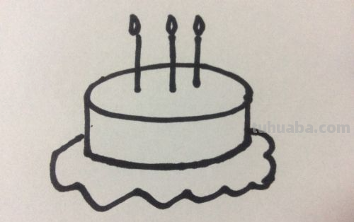 蛋糕简笔画简单又漂亮 蛋糕简笔画简单又漂亮