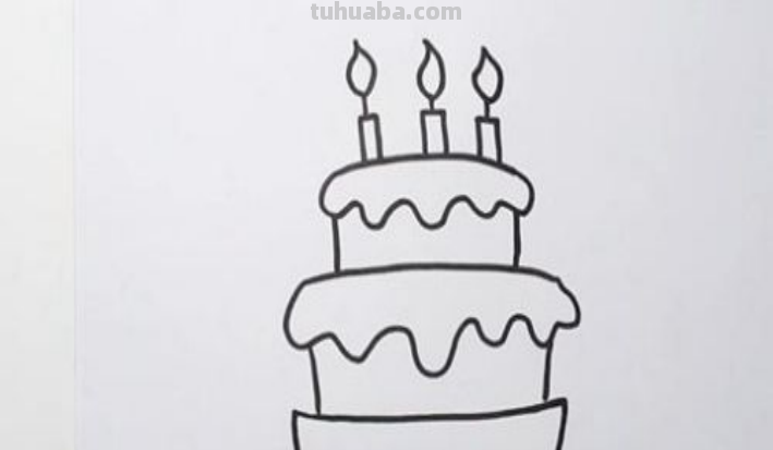 画蛋糕怎么画简单又漂亮 画蛋糕怎么画简单又漂亮