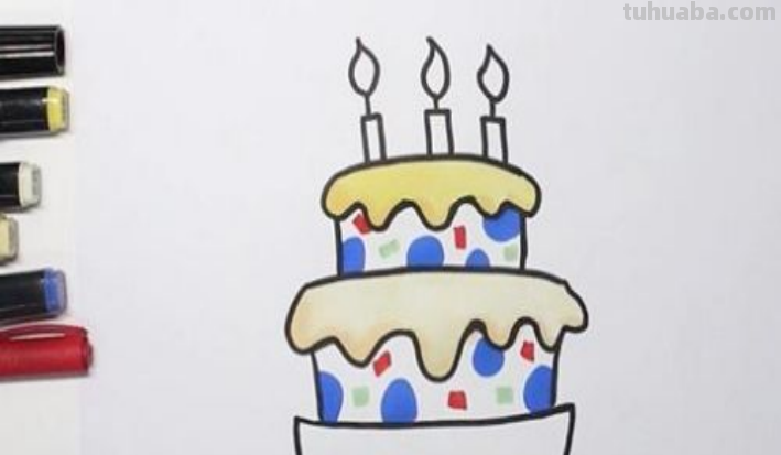 画蛋糕怎么画简单又漂亮 画蛋糕怎么画简单又漂亮