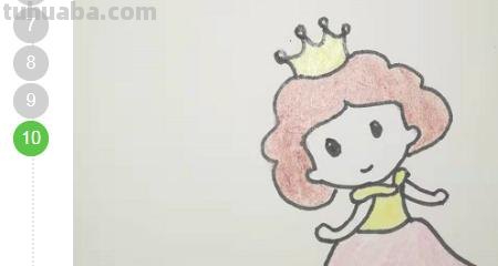 公主简笔画怎么画 简笔画之小公主的画法? 公主简笔画怎么画 简笔画之小公主的画法?