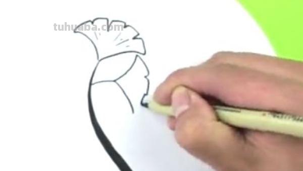 局部银杏速写 三年级画银杏树简单好看？