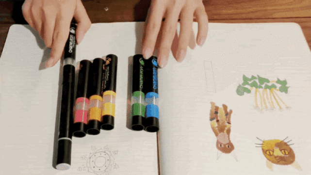 一支笔画出彩虹，这样的马克笔你见过吗？- 神奇文具评测