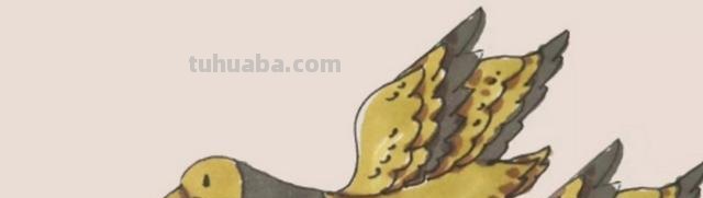 大雁怎么画简笔画 简笔画大雁的画法？