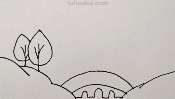 河怎么画简笔画 简笔画小溪的画法？