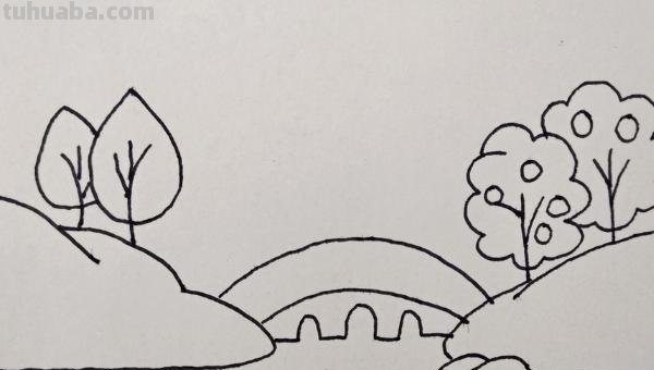 河怎么画简笔画 简笔画小溪的画法？