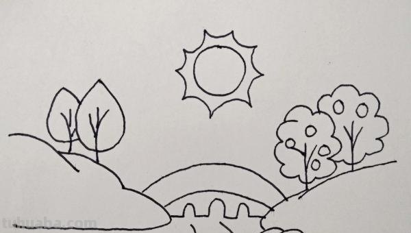 河怎么画简笔画 简笔画小溪的画法？