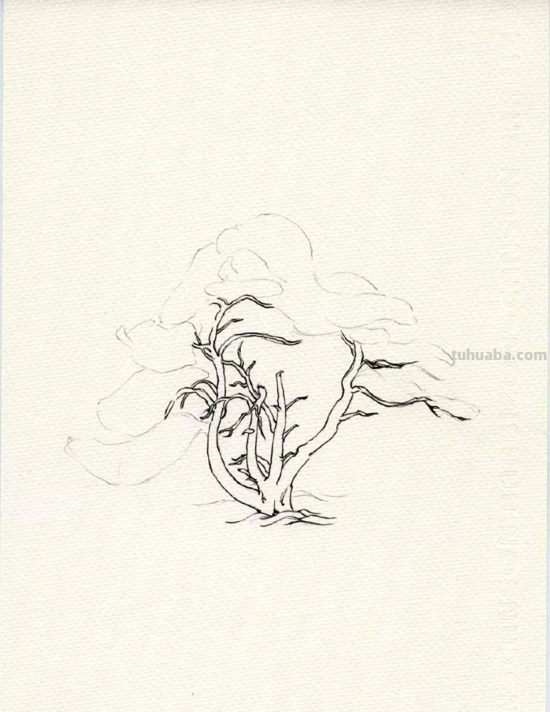 素描教程干货｜工整的风景钢笔速写