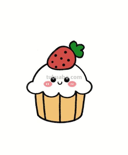 蛋糕简笔画的画法 蛋糕简笔画的画法图片